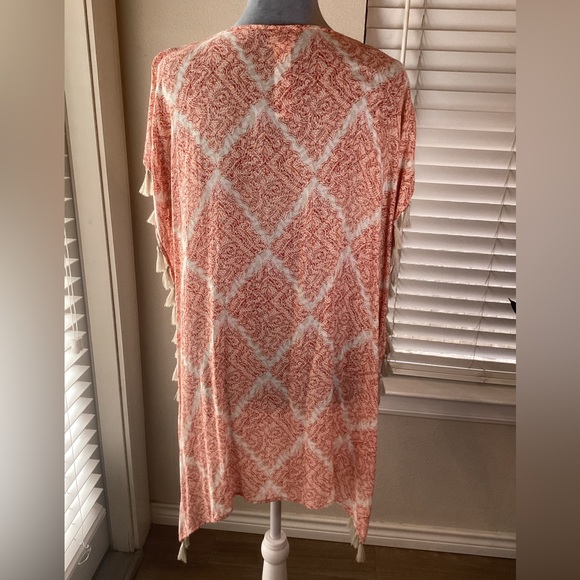 Chico’s Tassel Detail Poncho Tunic Top Size S/M - Picture 5 of 9